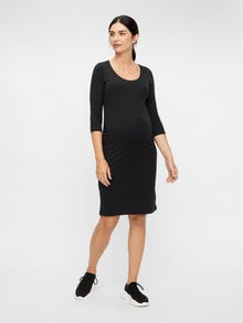 MAMA.LICIOUS MLLEA Maternity Dress -Black - 20010360
