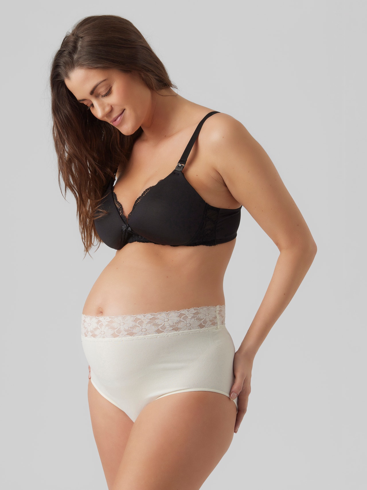 3-pack maternity-briefs, White Clear