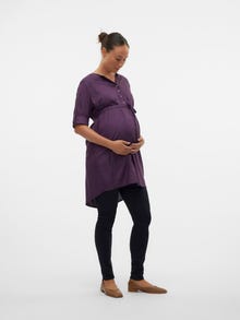 MAMA.LICIOUS MLMERCY Graviditetstop -Plum Perfect - 20010954