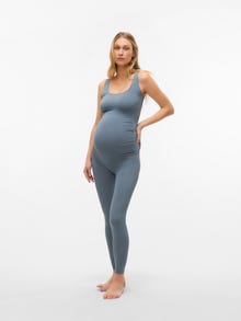 MAMA.LICIOUS Canottiere Bodycon Fit Scollo a U -Stormy Weather - 20011097