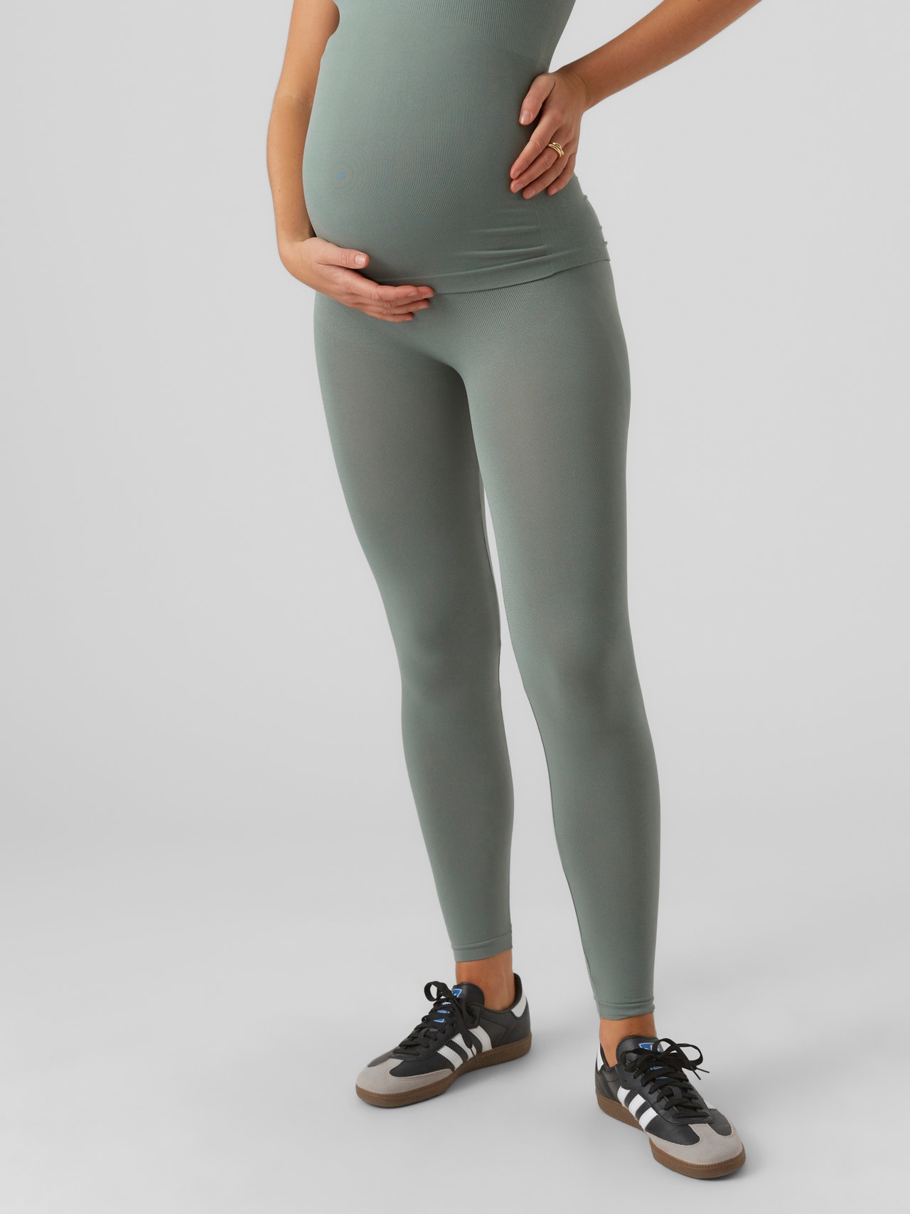 Maternity-leggings, Dark Green