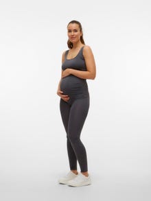 MAMA.LICIOUS Maternity-leggings -Asphalt - 20011100