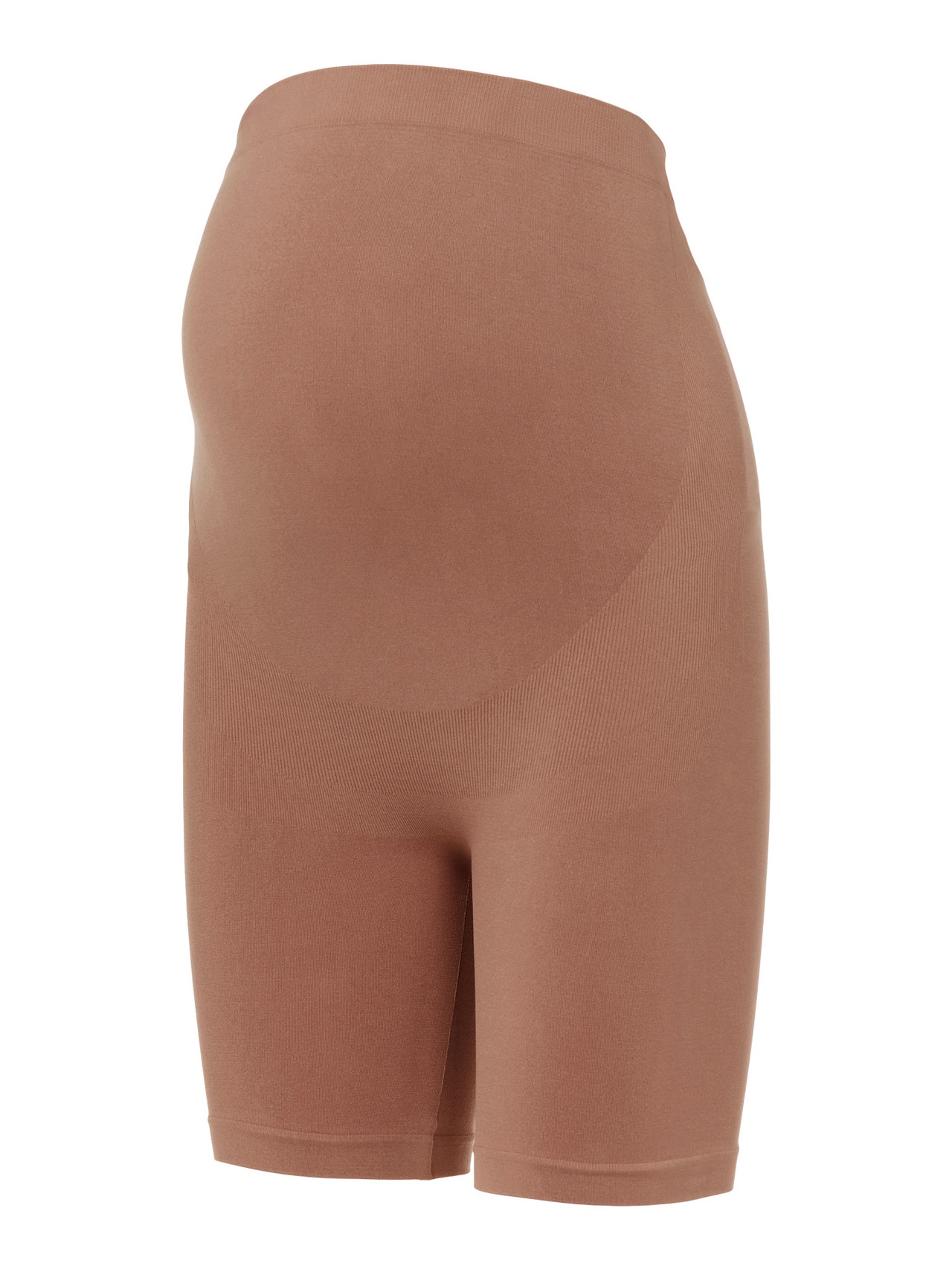 MAMA.LICIOUS Shorts Corte tight Tiro alto -Raw Umber - 20011101