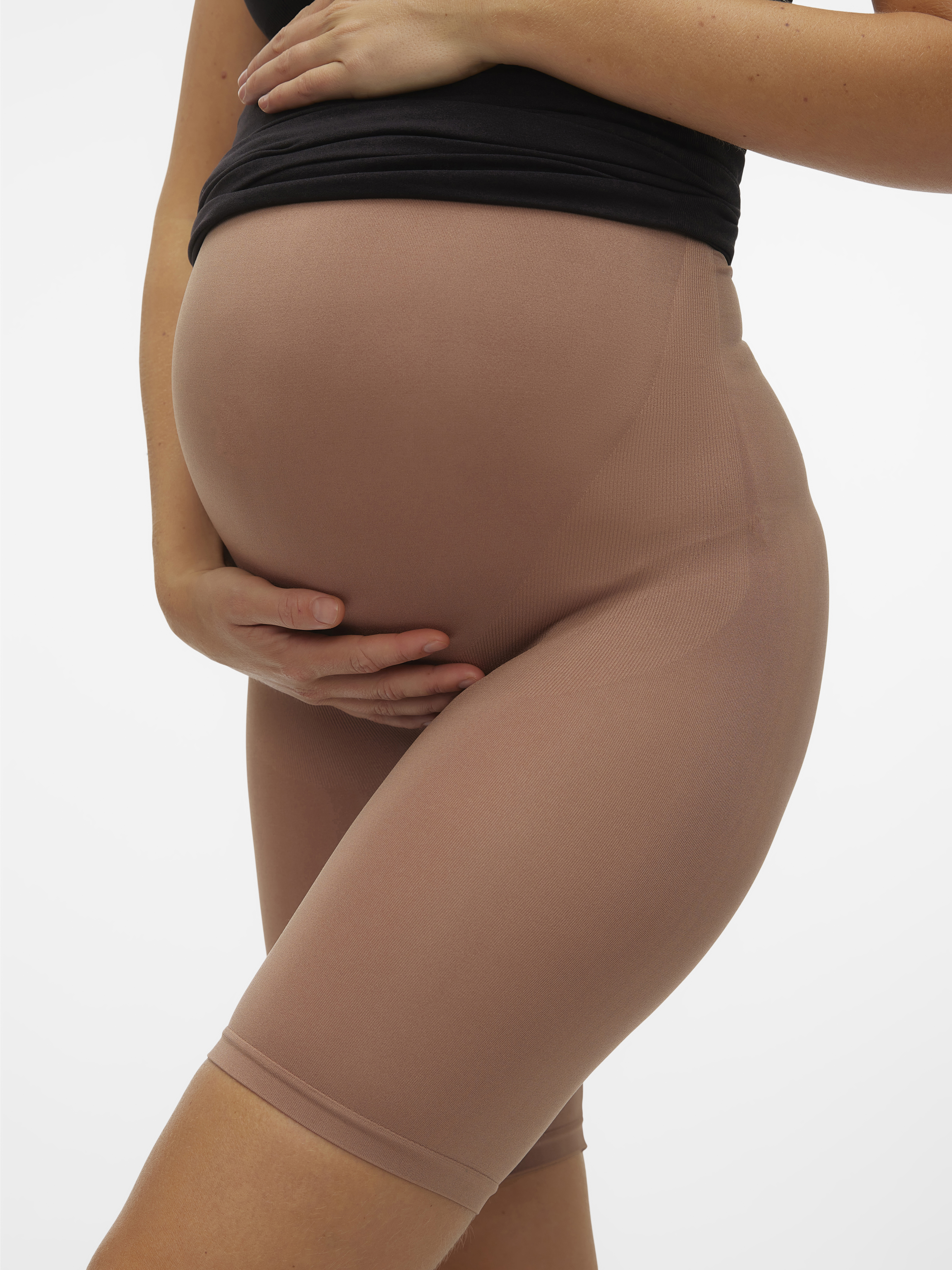 MAMA.LICIOUS Maternity-shorts -Raw Umber - 20011101