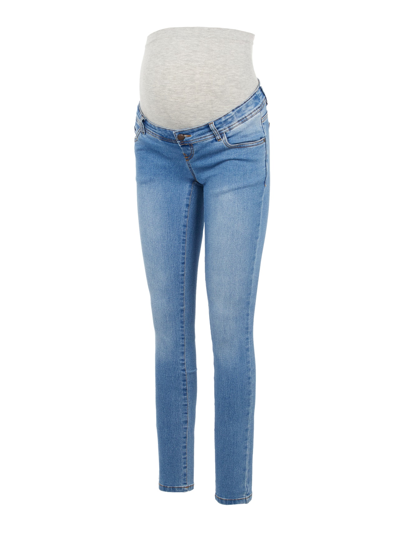 MAMA.LICIOUS Umstands-jeans  -Light Blue Denim - 20011427