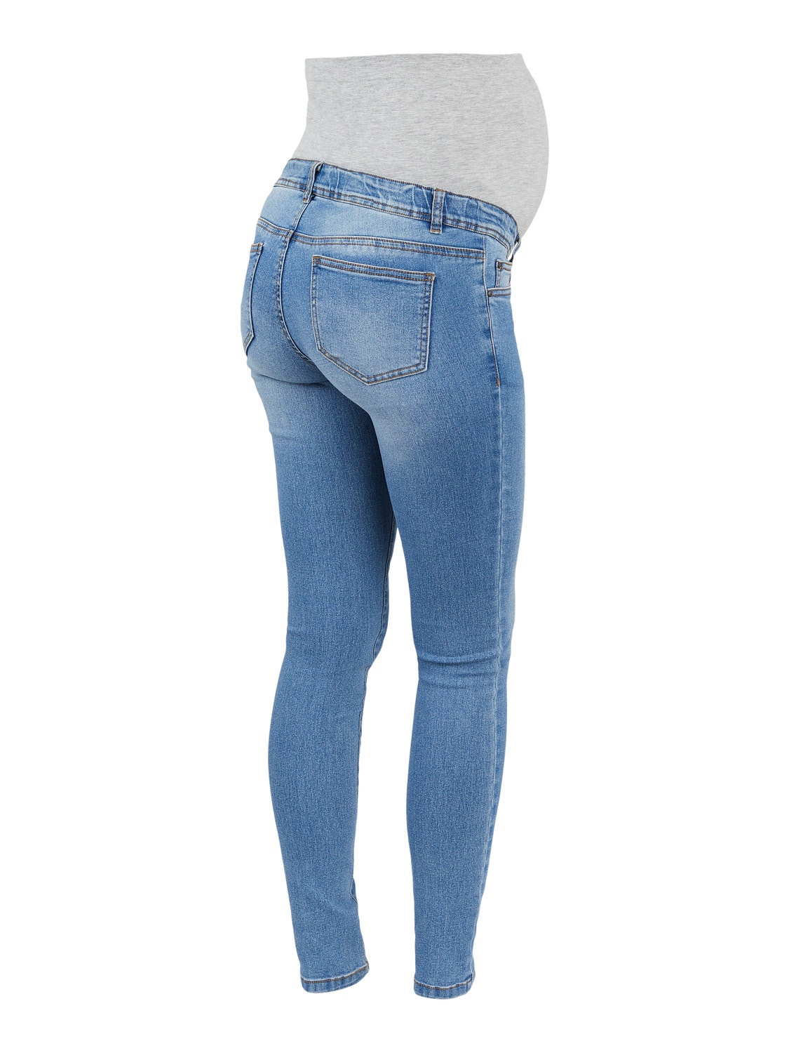MAMA.LICIOUS Umstands-jeans  -Light Blue Denim - 20011427