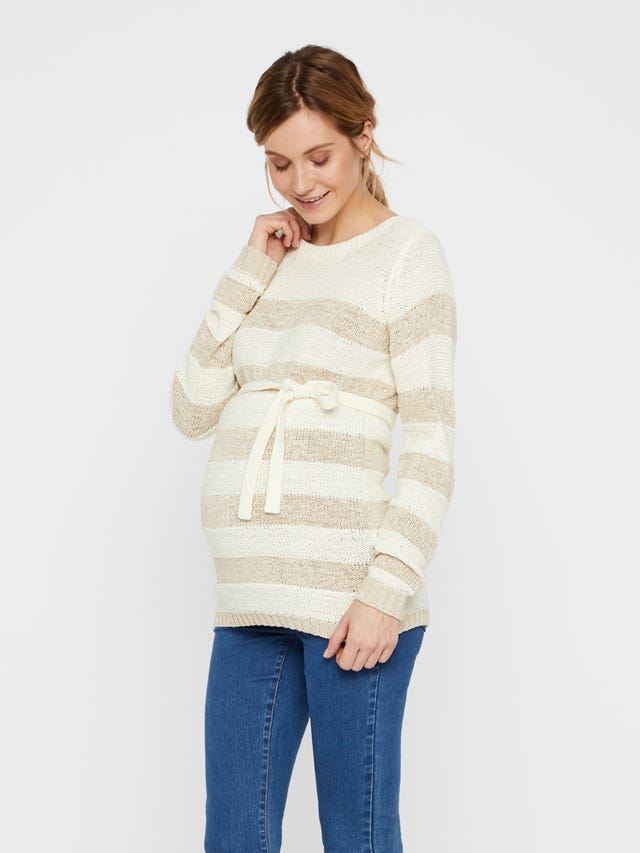 MAMA.LICIOUS Knitted maternity-pullover - 20011473