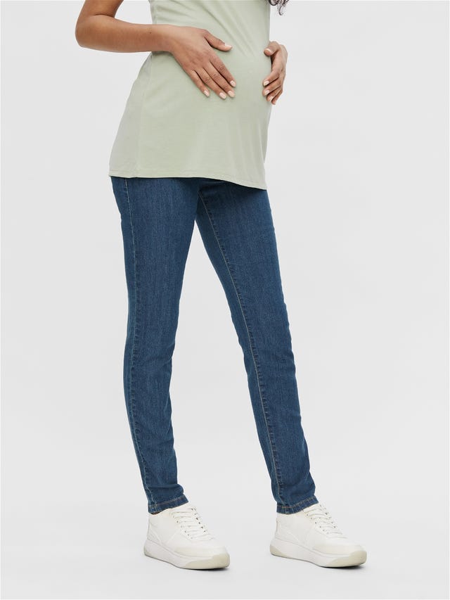 Maternity Jeans | Skinny, | Under & Jeans Bump Over MAMALICIOUS
