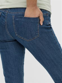 MAMA.LICIOUS Krój slim Jeans -Medium Blue Denim - 20011908