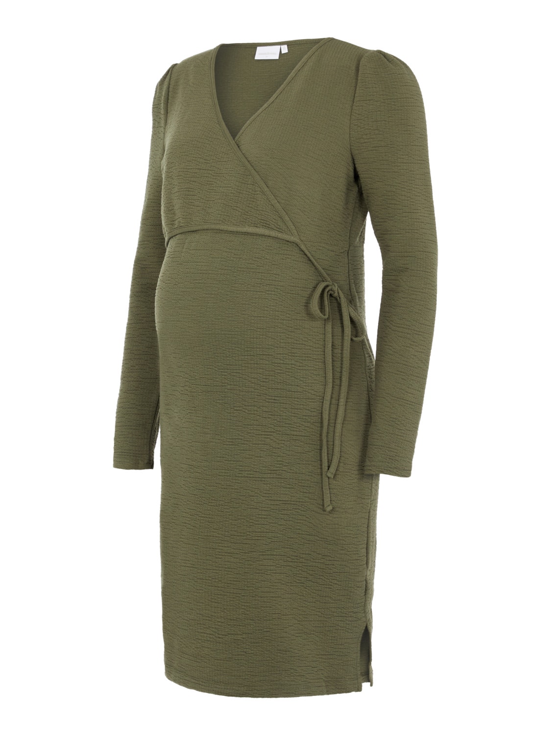 MAMA.LICIOUS Robes Regular Fit Col en V -Dusty Olive - 20012670