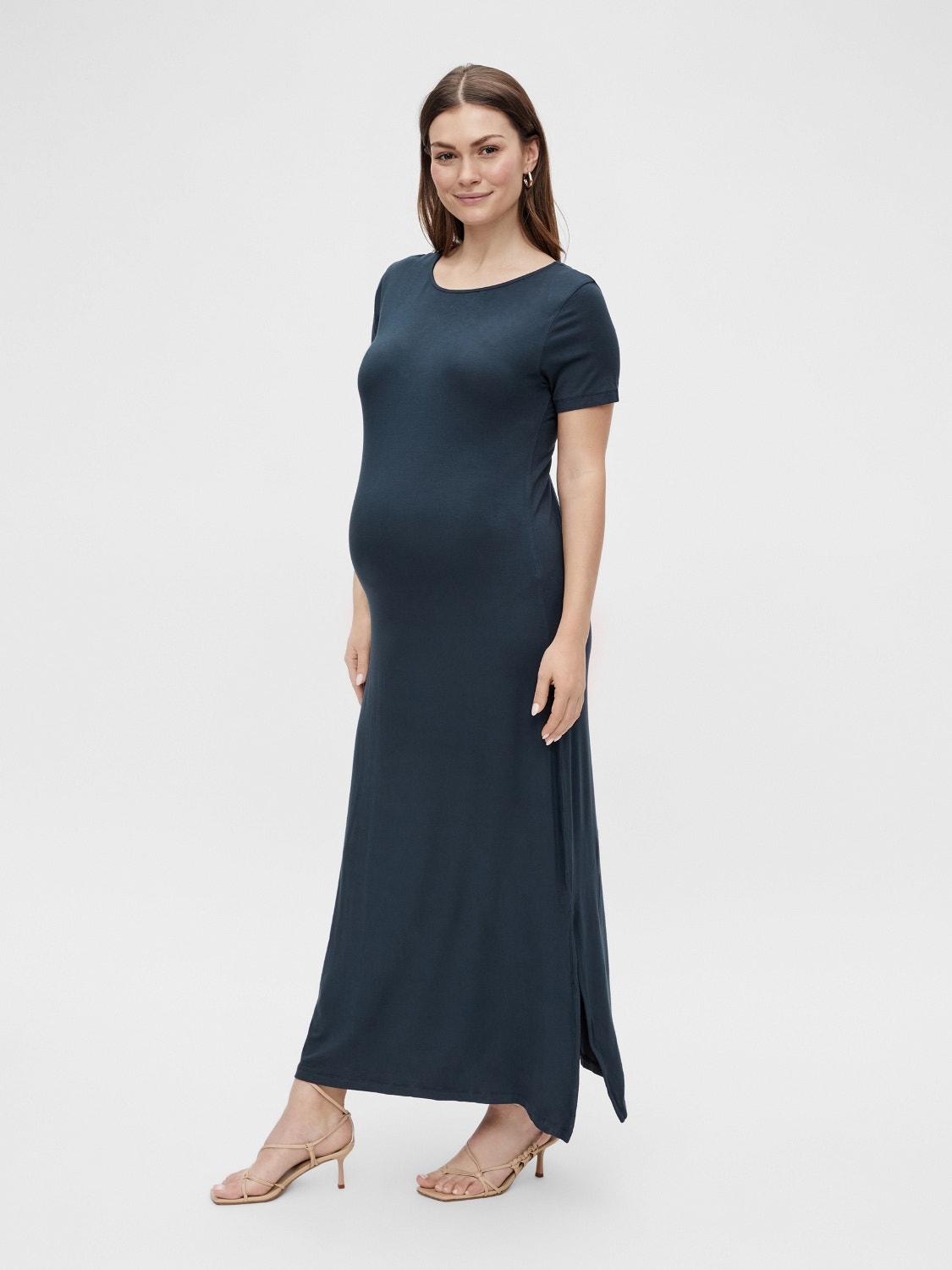 MAMA.LICIOUS Maternity-dress -Blueberry - 20012915