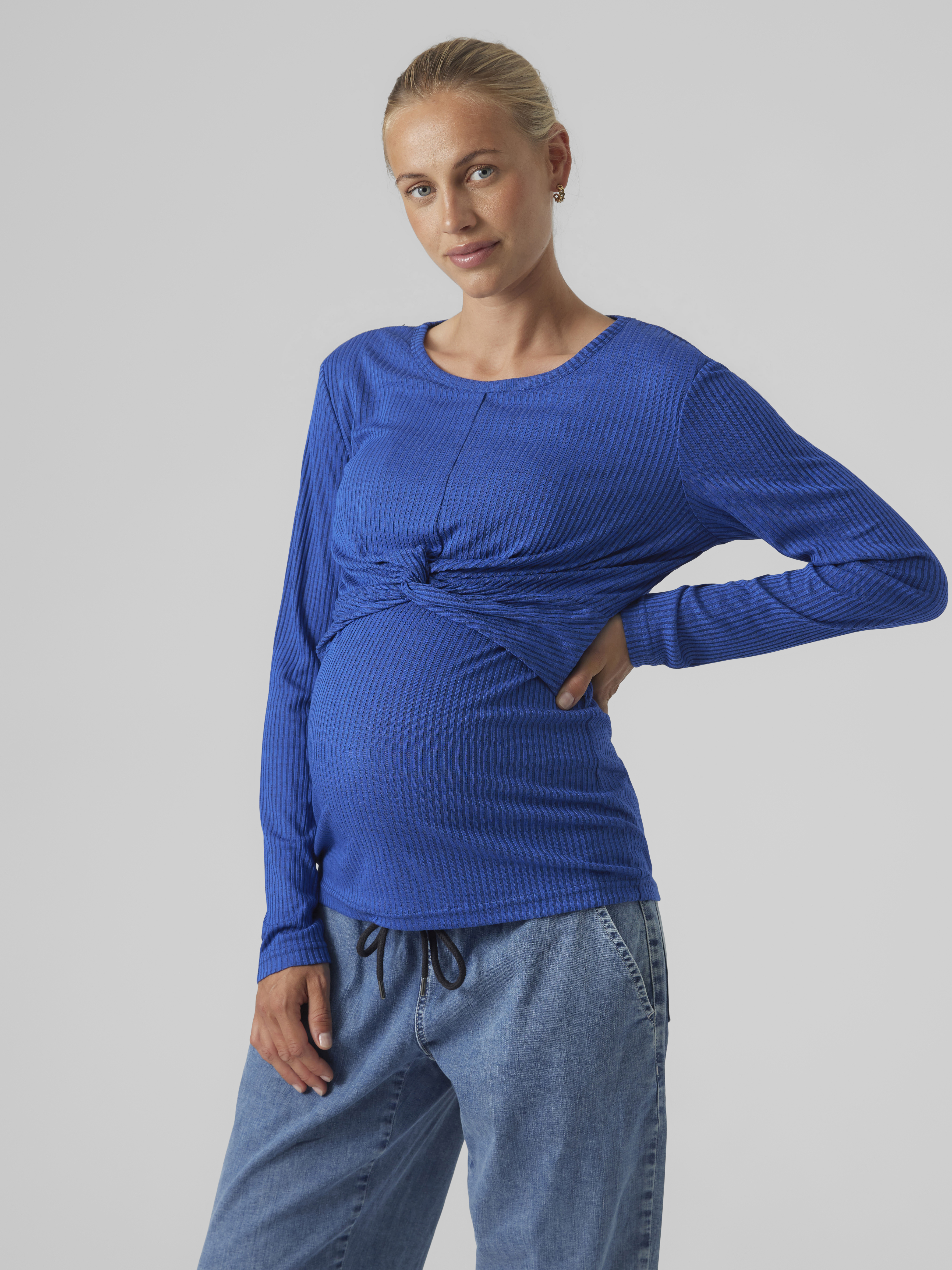 MAMA.LICIOUS Maternity-top  -Beaucoup Blue - 20012985