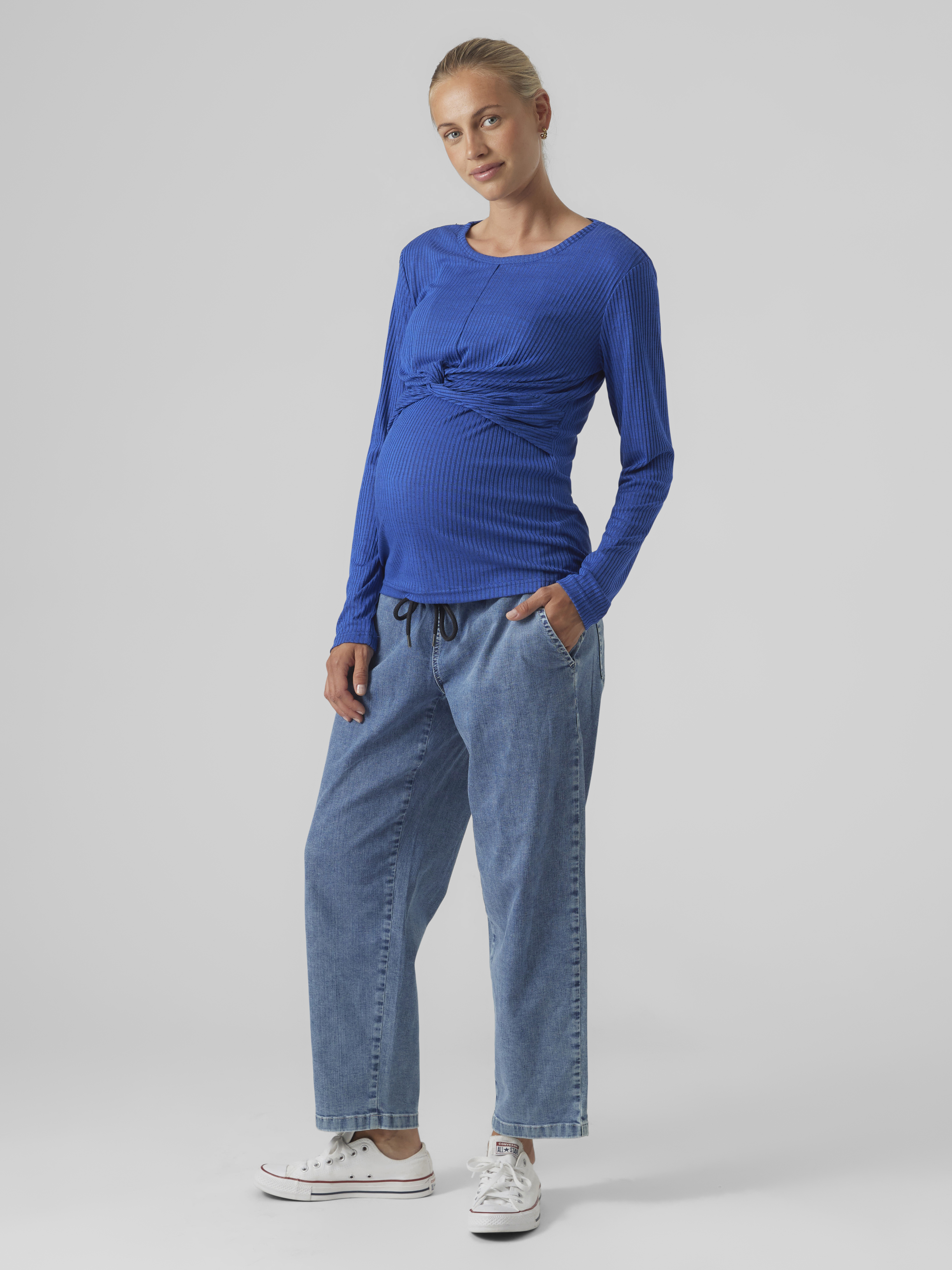 MAMA.LICIOUS Maternity-top  -Beaucoup Blue - 20012985