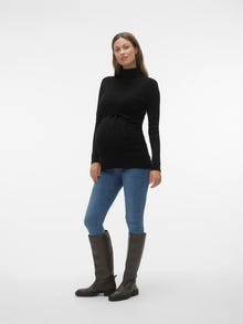 MAMA.LICIOUS Knitted maternity-pullover -Black - 20013064