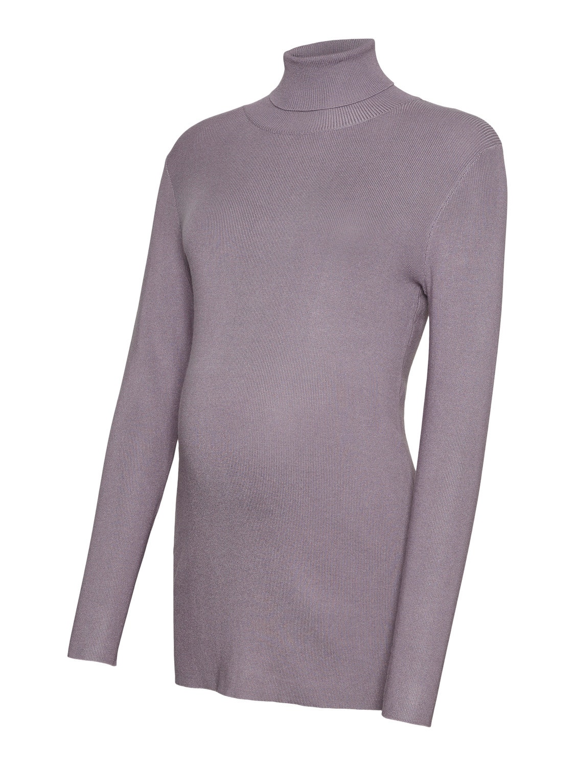 MAMA.LICIOUS Gebreide Zwangerschaps-pullover -Purple Ash - 20013064