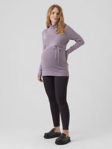 MAMA.LICIOUS Umstands-strickpullover -Purple Ash - 20013064