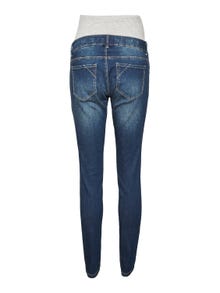 MAMA.LICIOUS Slim fit Jeans -Dark Blue Denim - 20013094
