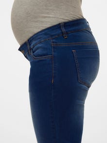 MAMA.LICIOUS Jeans Straight Fit -Dark Blue Denim - 20013097