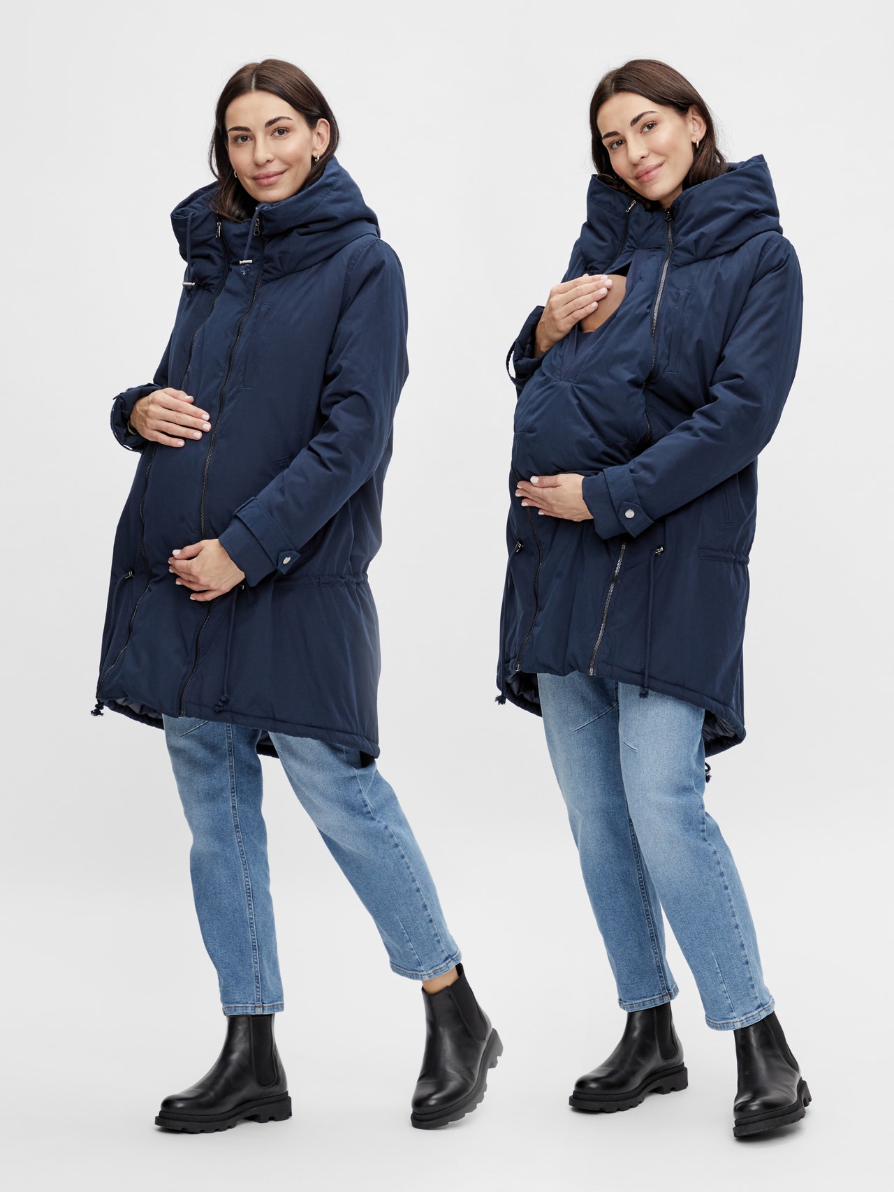 Maternity-coat, Dark Blue