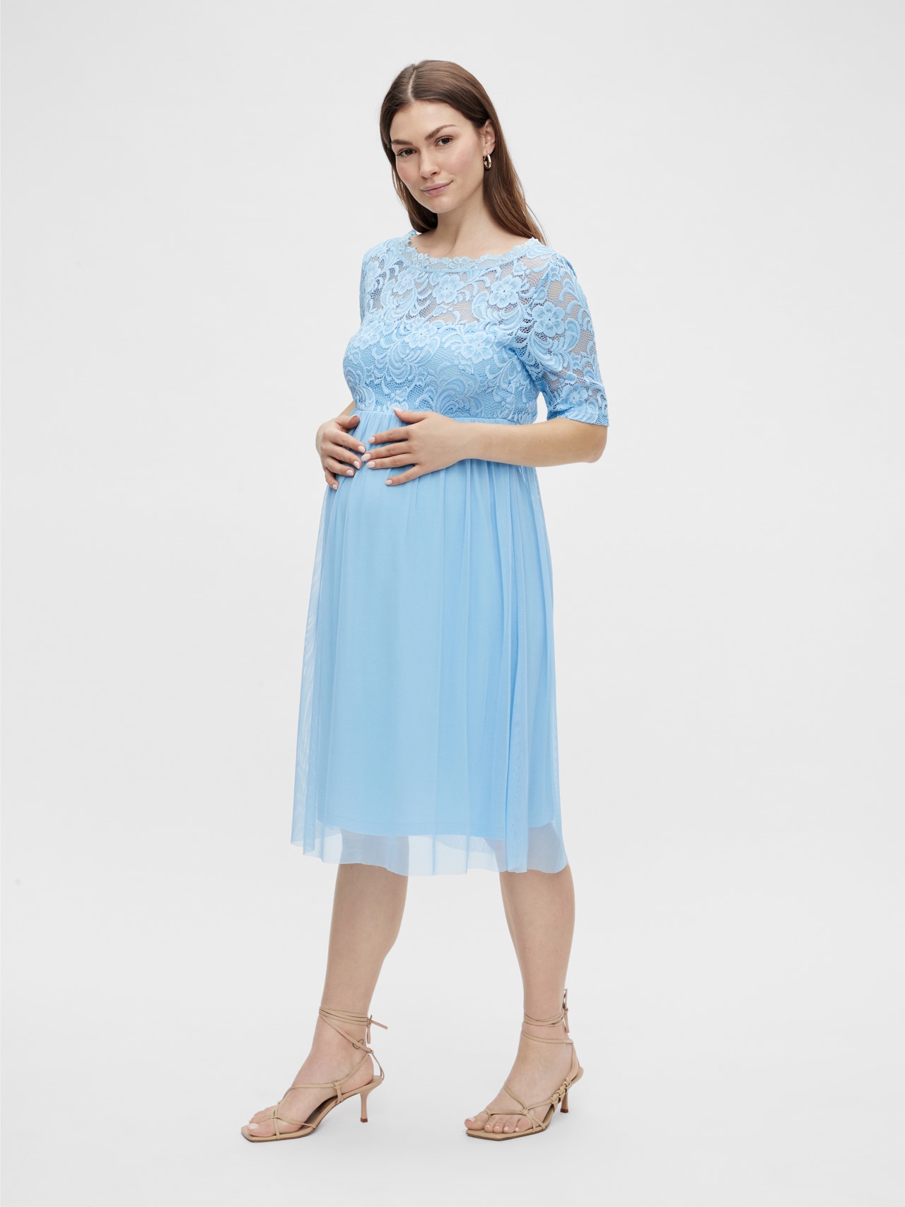 MAMA.LICIOUS Zwangerschaps-jurk -Alaskan Blue - 20013503
