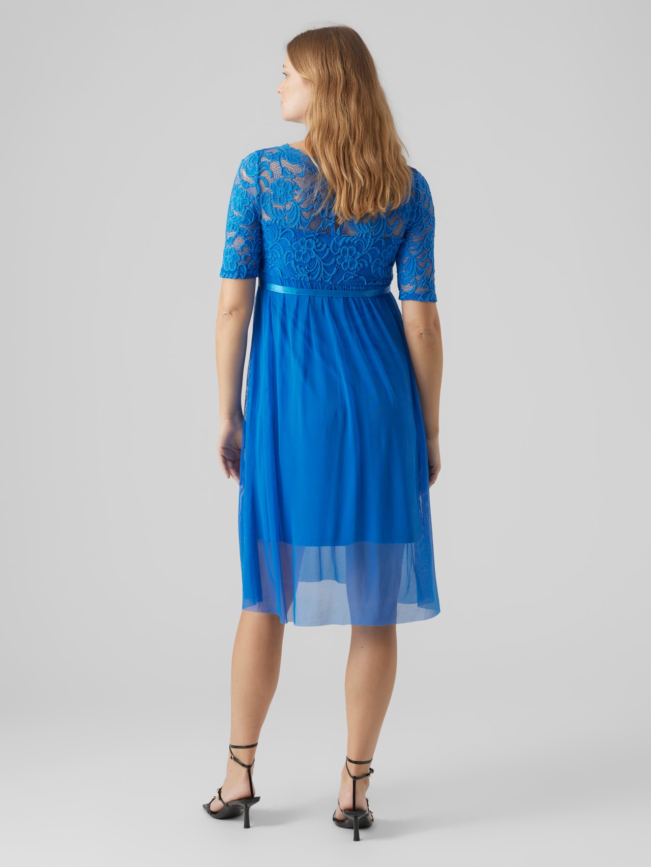 MAMA.LICIOUS Mamma-kjole -French Blue - 20013503