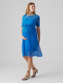 MAMA.LICIOUS Maternity-dress -French Blue - 20013503