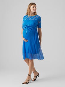 MAMA.LICIOUS MLMIVANA Maternity Dress -French Blue - 20013503