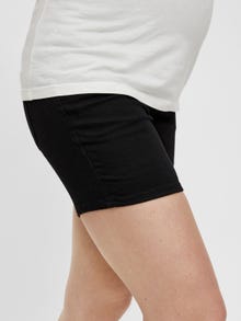 MAMA.LICIOUS Shorts -Black Denim - 20013597