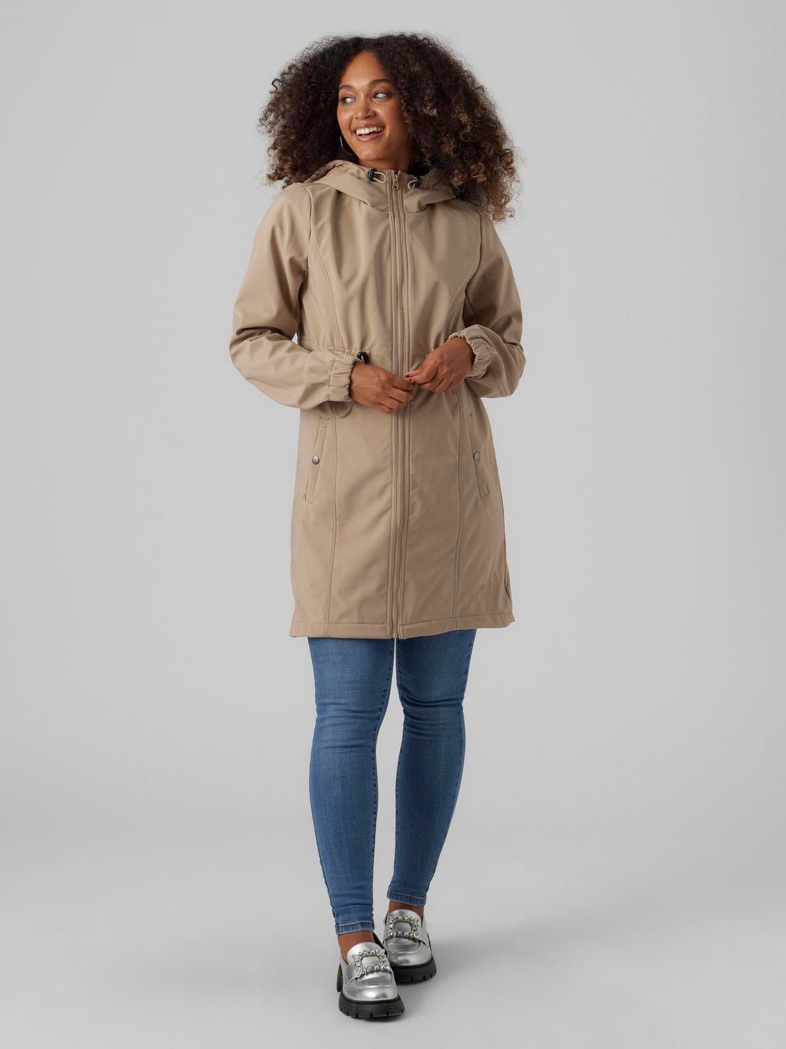 Manteau de portage - Softshell - Gris - taille L