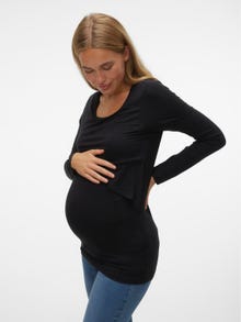 MAMA.LICIOUS Maternity-top  -Black - 20013958