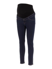 MAMA.LICIOUS Krój slim Jeans -Dark Blue Denim - 20013971