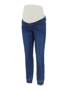MAMA.LICIOUS Maternity-jeans -Dark Blue Denim - 20014072