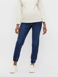 MAMA.LICIOUS Maternity-jeans -Dark Blue Denim - 20014072