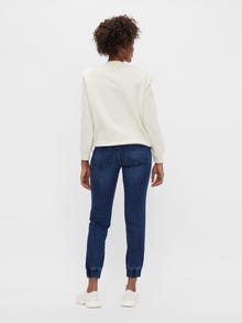 MAMA.LICIOUS Maternity-jeans -Dark Blue Denim - 20014072