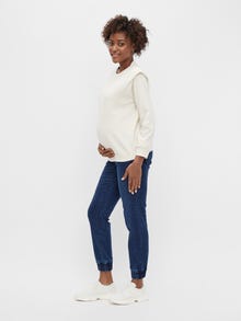 MAMA.LICIOUS Maternity-jeans -Dark Blue Denim - 20014072