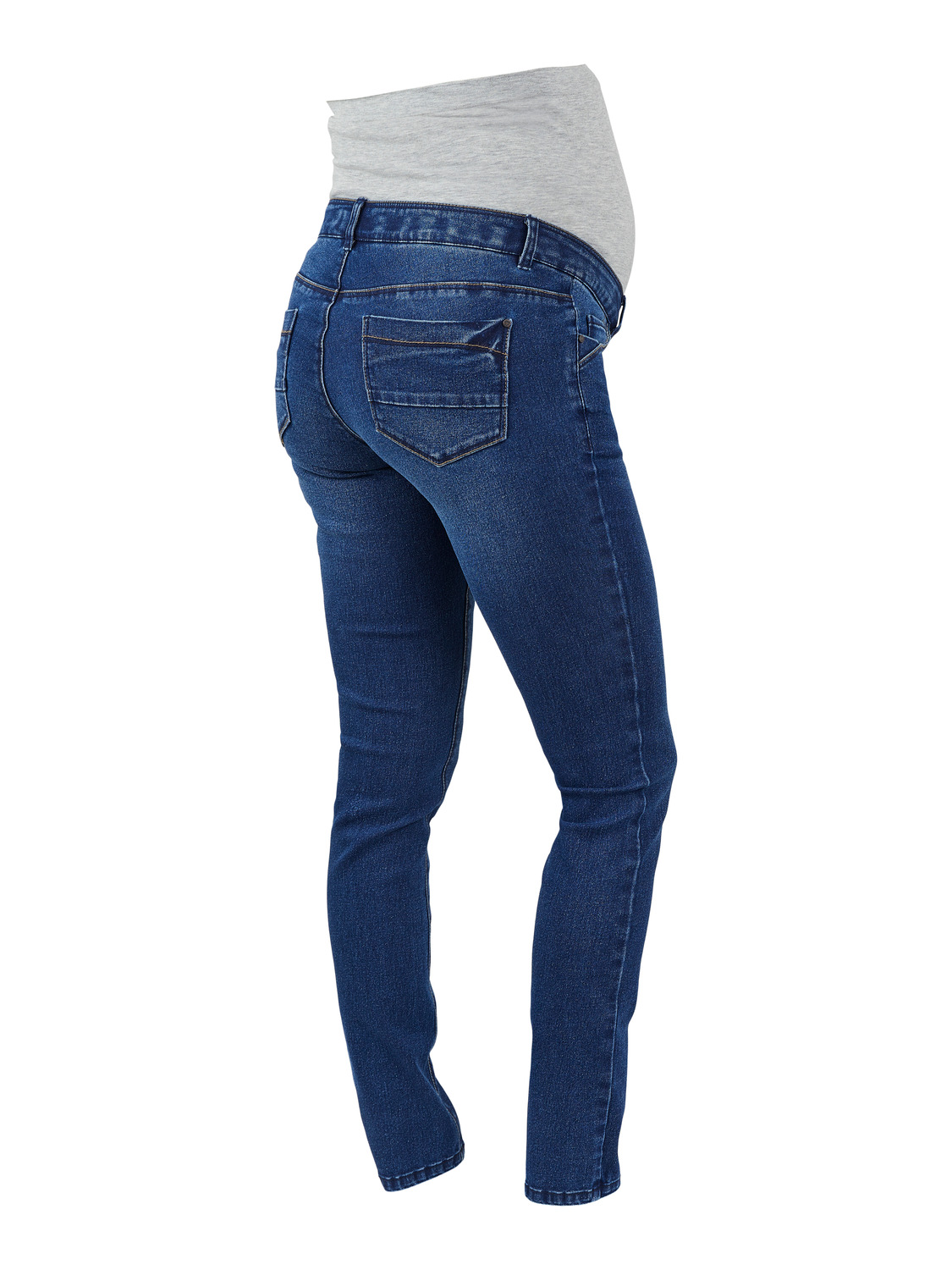 MAMA.LICIOUS Slim Fit Jeans -Dark Blue Denim - 20014074