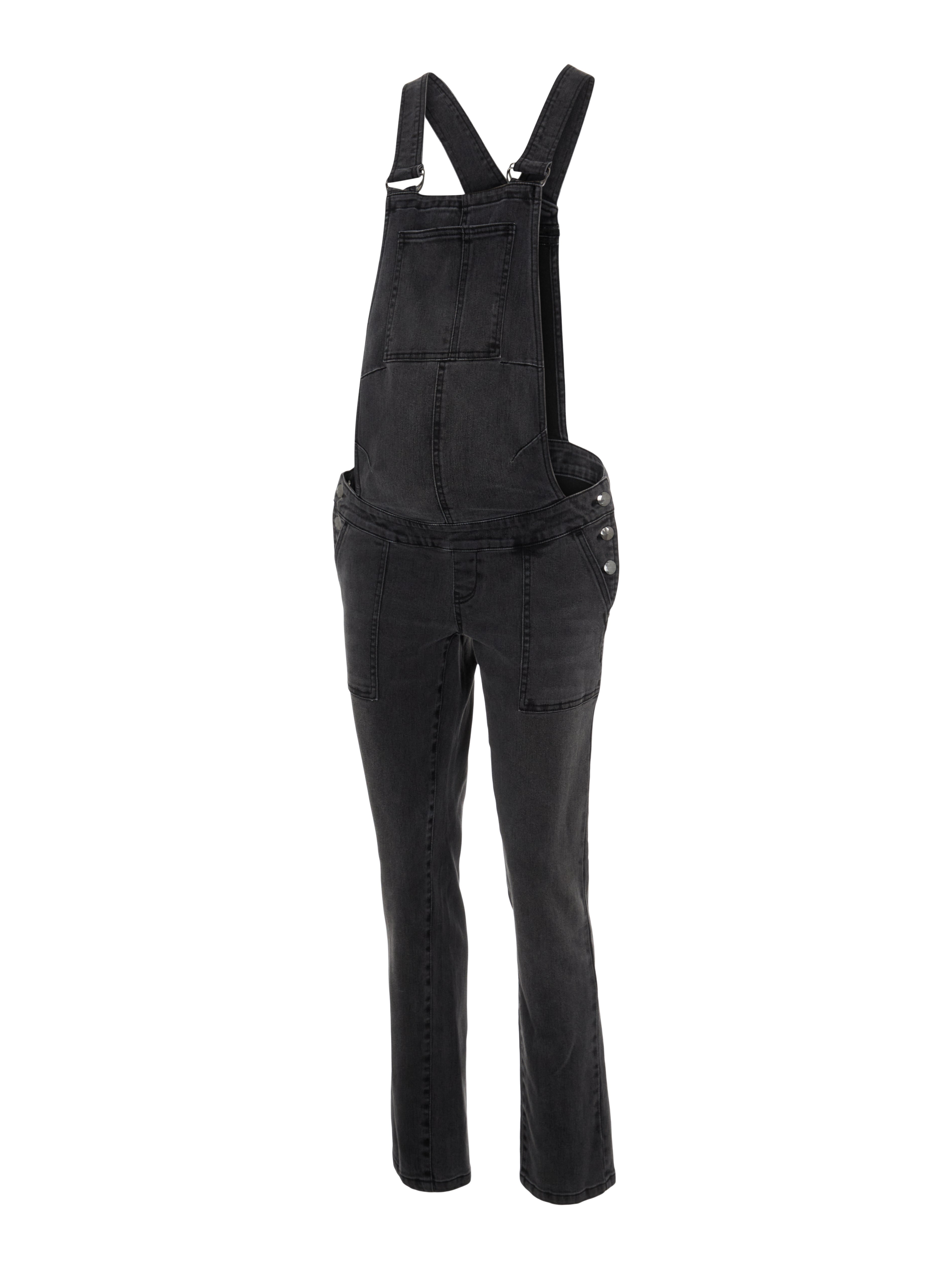 Overall jeans store black