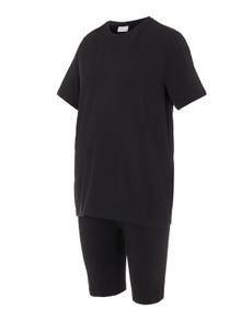 MAMA.LICIOUS T-shirts Oversize Fit Col rond -Black - 20014157