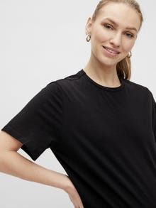 MAMA.LICIOUS T-shirts Oversize Fit Col rond -Black - 20014157