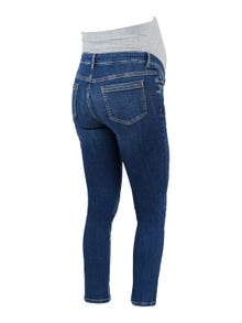 MAMA.LICIOUS Krój slim Jeans -Dark Blue Denim - 20014183