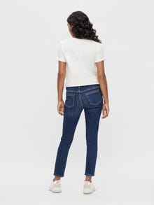 MAMA.LICIOUS Jeans Slim Fit -Dark Blue Denim - 20014183