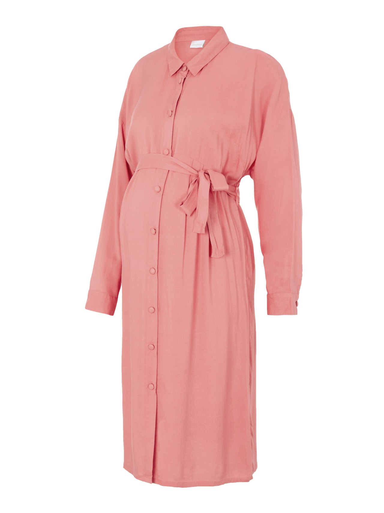 MAMA.LICIOUS Vestidos Corte regular Cuello de camisa -Tea Rose - 20014343