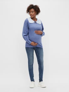MAMA.LICIOUS Maternity-jeans -Dark Blue Denim - 20014367