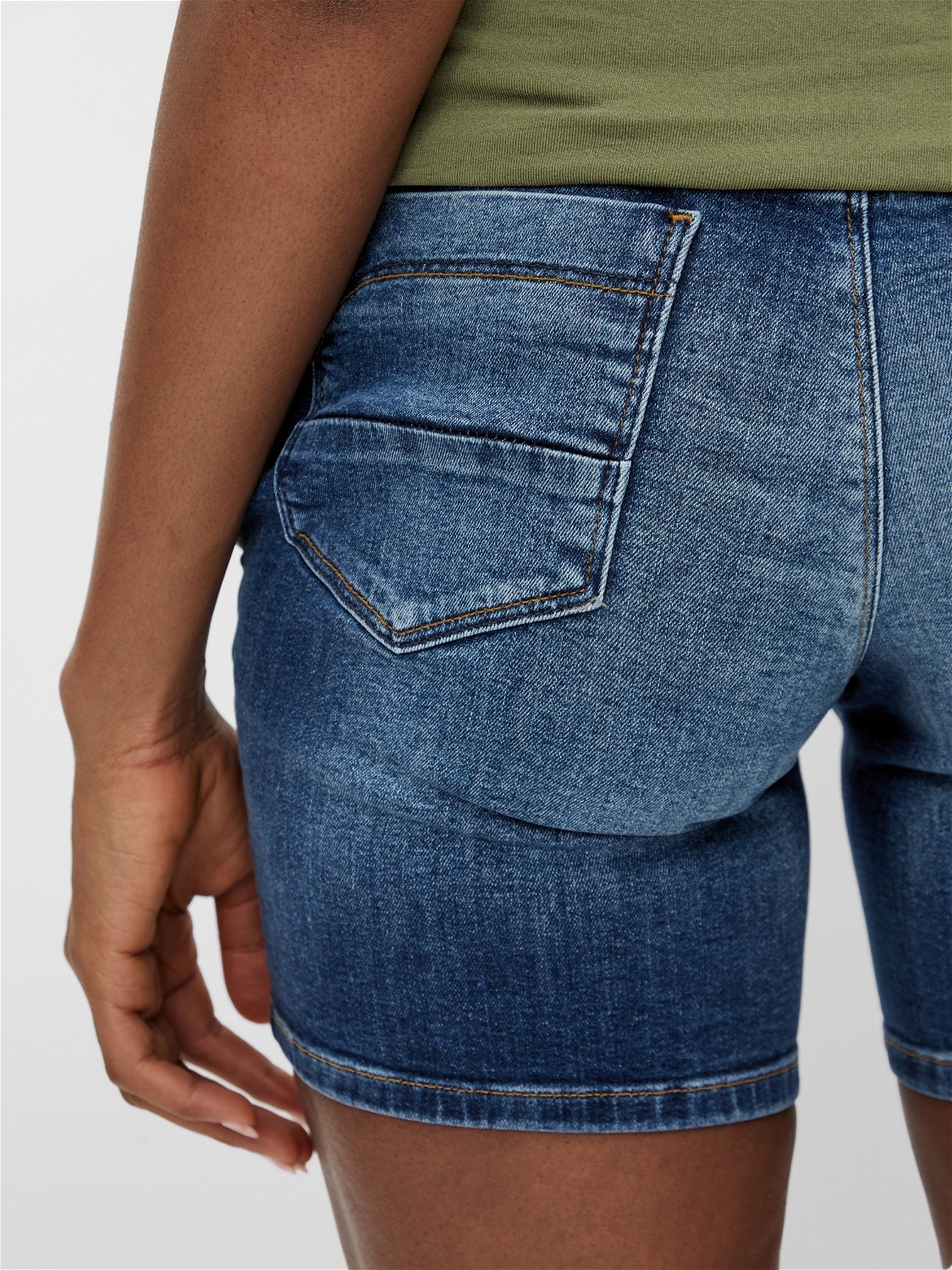 MAMA.LICIOUS Jeans Slim Fit -Medium Blue Denim - 20014525