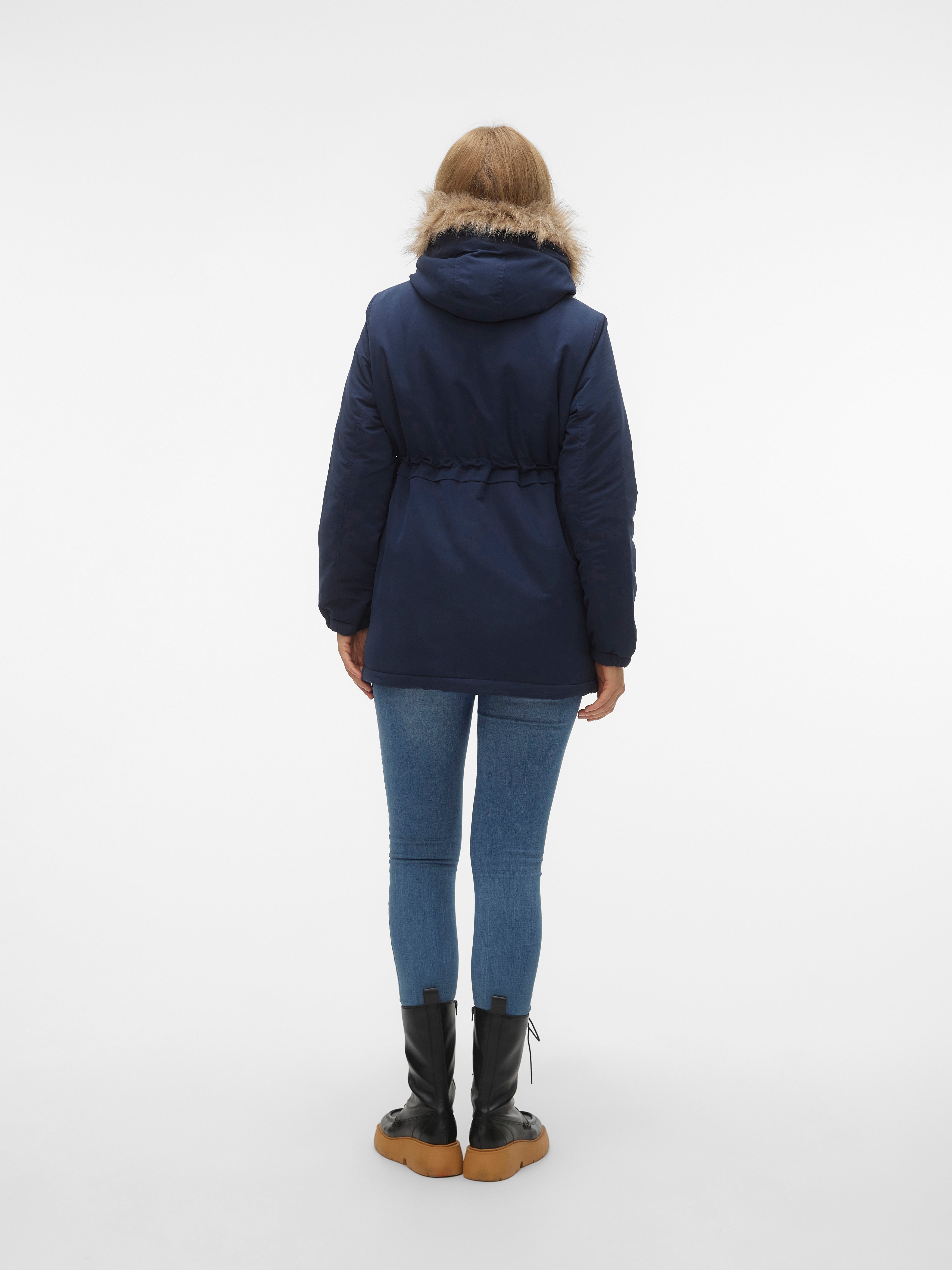 Mamalicious In Jacke Parka Mamalicious Mantel Blau MAMALICIOUS