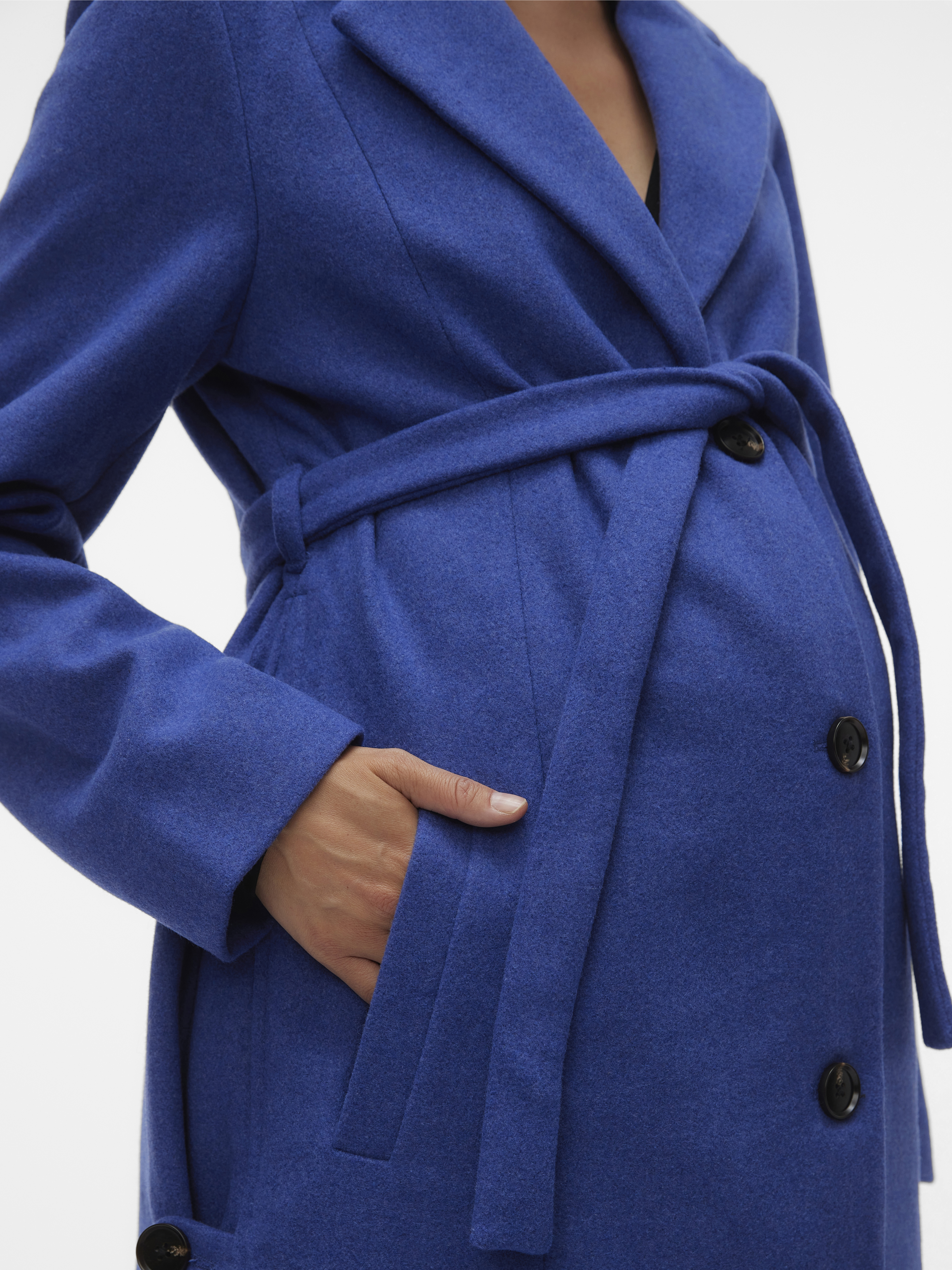MAMA.LICIOUS Maternity-coat -Deep Ultramarine - 20014656