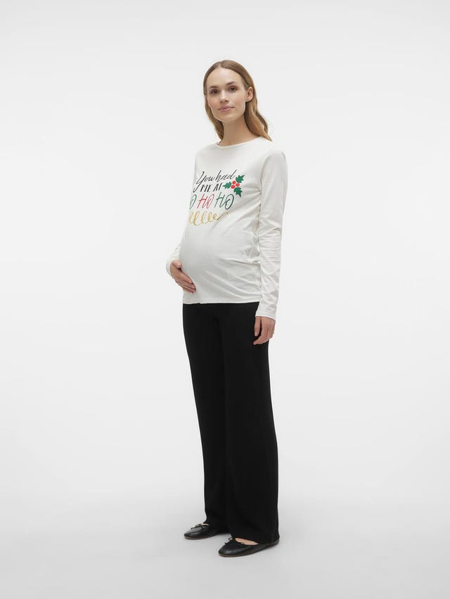 MAMA.LICIOUS Relaxed fit U-pääntie Topit - 20014660