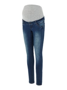 MAMA.LICIOUS Krój slim Jeans -Medium Blue Denim - 20014897