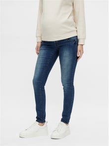 MAMA.LICIOUS Jeans Slim Fit -Medium Blue Denim - 20014897