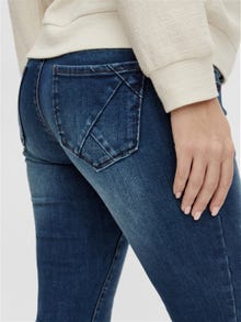 MAMA.LICIOUS Jeans Slim Fit -Medium Blue Denim - 20014897